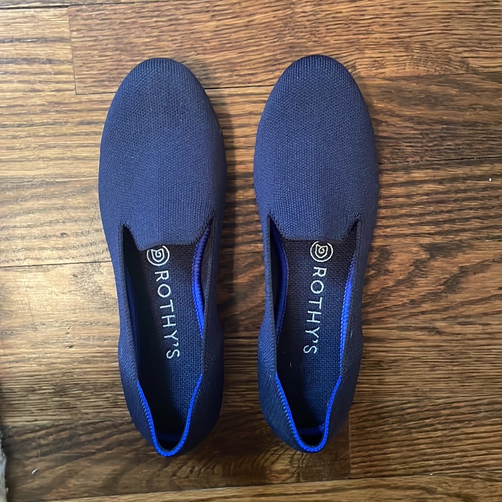 Navy Blue Rothy’s Loafers - Picture 2 of 4